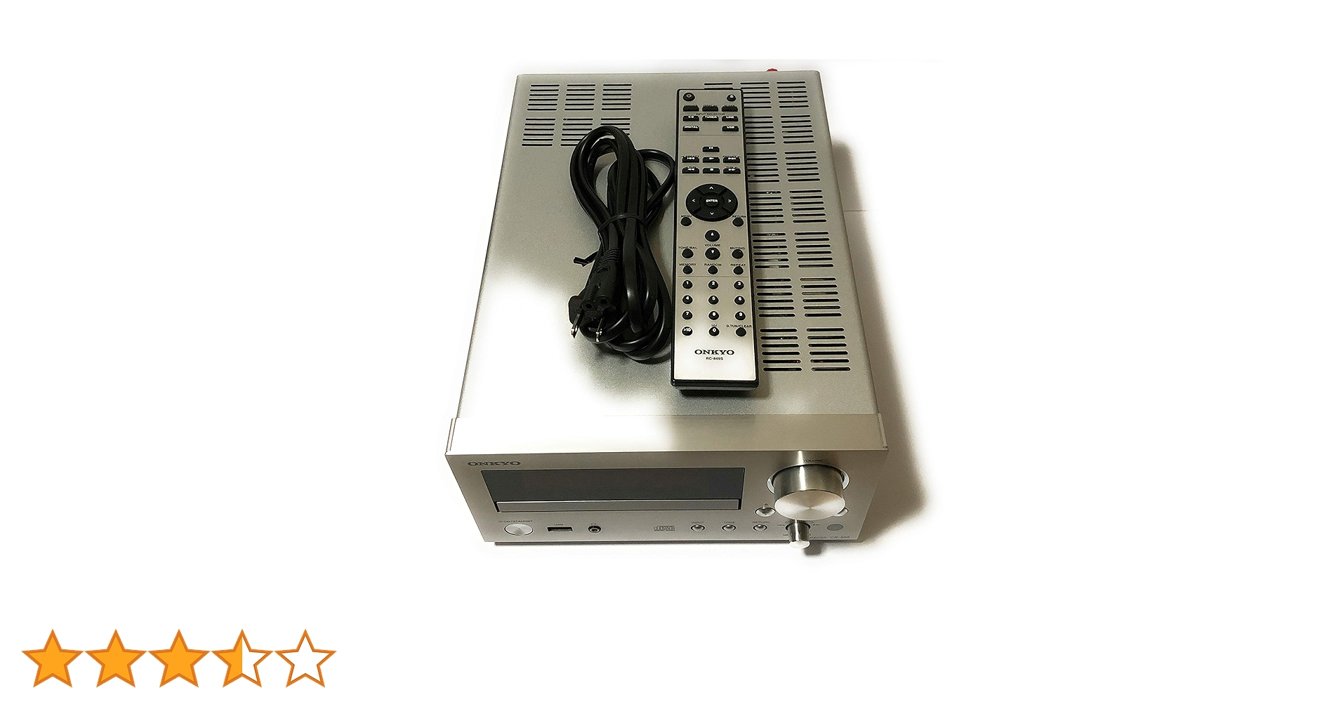 美品 動作品 ONKYO オンキヨー CR-555 CDチューナーアンプ Amazon.co.jp: ONKYO CDチューナーアンプ CR-555(S) : 家電＆カメラ